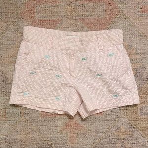 Vineyard Vines Seersucker Whale Print Shorts